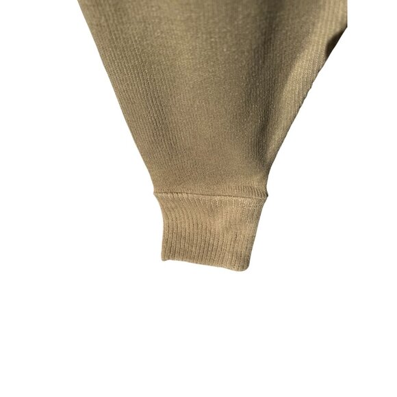 NWT Nasty Gal Womens Ribbed Knit Joggers With Drawstring Waist Beige Size L - Picture 3 of 11